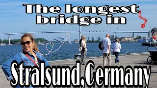 The longest bridge  in Stralsund Germany