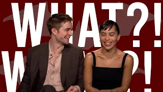 Robert Pattinson Makes Zoë Kravitz Say WHAT?! For More Than 7 Minutes (Compilation)