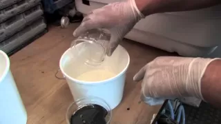 Mixing Polyurethane Foam Liquid