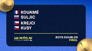 Les Petits As 2023 | Boys Doubles Final | Kouamé/Suljic vs. Krejci/Kusy