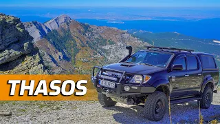 Epic Greece 4x4 Offroad: Conquering Thasos Summit in a Toyota Hilux | Overland Adventure