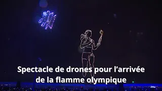 Flamme olympique à Marseille : spectacle de 800 drones pour l'arrivée du Belem