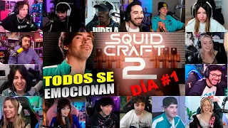 GERMÁN GARMENDIA en los Squid Craft Game 2 (REACCIONES)