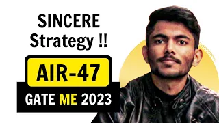 GATE AIR - 47 (ME) Sincere strategy & Tips | Mohit Wanjare | GATE Topper from Exergic