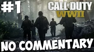 Прохождение Call of Duty: WWII - Часть 1: День высадки (Без комментариев, без смертей) 1080p