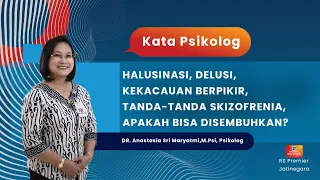 HALUSINASI, DELUSI, KEKACAUAN BERPIKIR, TANDA-TANDA SKIZOFRENIA - KATA PSIKOLOG ANASTASIA