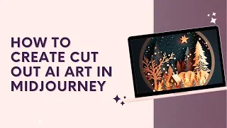 How to Create Cut Out AI Art in MidJourney