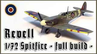 Full video build - 1/72 Revell Spitfire Mk Vb