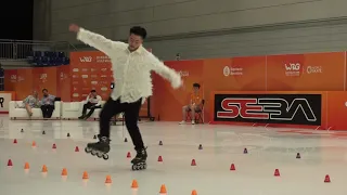 2019 WRG Inline Freestyle Classic Slalom SRM Final 1st Place Zhang Hao (CHN)