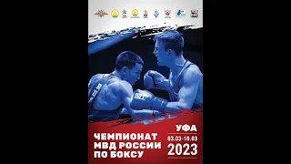 Чемпионат МВД по боксу среди мужчин 19-40 лет. Уфа. Ринг "А". День 2.