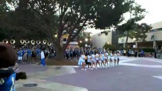 UCLA Drumline plays their main cadence