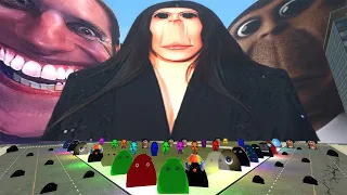 Angry Munci Family, Selene Delgado, Aughhhh And Big Rosalia Bizcochito Family Nextbot Gmod