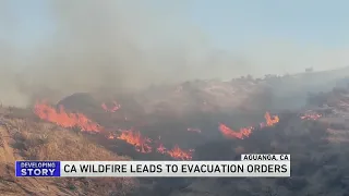 Southern California wildfire prompts evacuation order