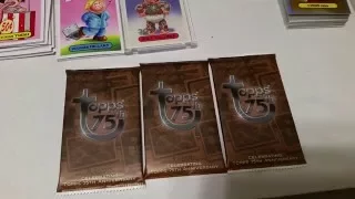 Topps 75th Anniversary Hobby packs X3