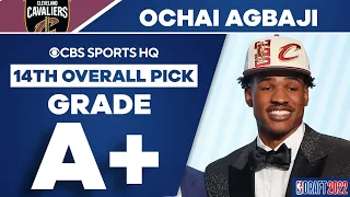 Ochai Agbaji selected No. 14 overall by the Cleveland Cavaliers | 2022 NBA Draft | CBS Sports HQ