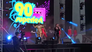Mr.President - intro + Coco Jamboo Live 90's SUPER FEST 2023 ( 27.5 2023 Nitra)