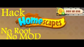 Hack Homescapes هاك (No Root No MOD)