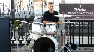 Незабудка - Тима Белорусских - Drum Cover - Даниил Варфоломеев - Днепр - Набережная - барабанщик