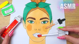 ASMR Makeup & Skincare with PAPER COSMETICS 💄 for Sleep