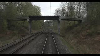 Tur fra Farum til København H. med S-tog (4K HDR)