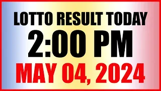 Lotto Result Today 2pm May 4, 2024 Swertres Ez2 Pcso