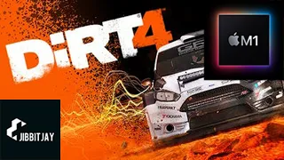 M1 GAMING: Dirt4 on Macbook Pro 13" with 16GB of RAM (FPS Counter on)