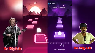 It's My Life (Orginal) Vs It's My Life Sri Lanka Version | Tiles Hop Edm Rush | Leon Gamer FFYT