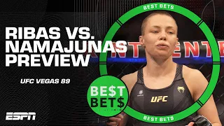 Best Bets for UFC Vegas 89: Amanda Ribas vs. Rose Namajunas | ESPN MMA