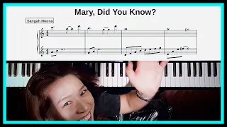 Mary, Did You Know? - Piano Cover by Sangah Noona with Sheet Music