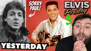 SORRY BEATLES! Elvis Presley SINGS YESTERDAY! LIVE 1969! | REACTION
