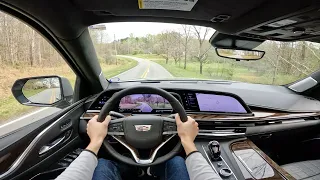 2023 Cadillac Escalade Premium Luxury Platinum | POV Walkaround and Test Drive ASMR