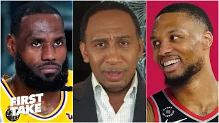 Stephen A. reacts to the Lakers losing Game 1 to the Blazers | First Take