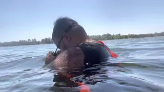Lake Natomas - 4th swim