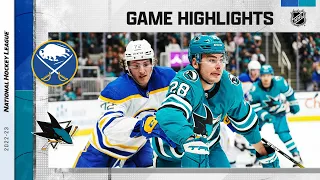 Sabres @ Sharks 2/18 | NHL Highlights 2023