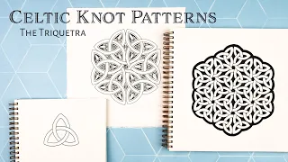 How to Draw Linked Celtic Triquetra Knots