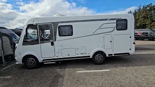 Compact Hymer motorhome tour.  110k, 664cm, Hymer Exsis i 474