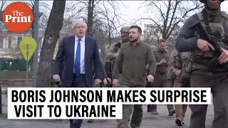 UK Prime Minister Boris Johnson visits war-torn Ukraine, meets Zelensky