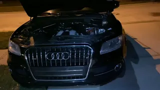 How to change daytime running lights (DRL) on an Audi Q5 without removing the front bumper