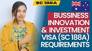 2023 Australia Start-up Visa | Business Innovation & Investment Visa - Subclass 188-A Requirements !