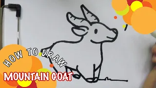 How to Draw Mountain goat