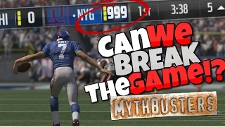 WHAT HAPPENS IF YOU EXCEED THE SCORE LIMIT IN MADDEN 17?? Madden Mythbusters Ep.2