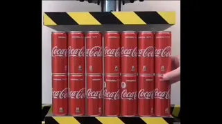 Пресс против банок coca cola #shorts