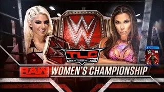 WWE 2K18 TLC Mickie James vs Alexa Bliss RWC