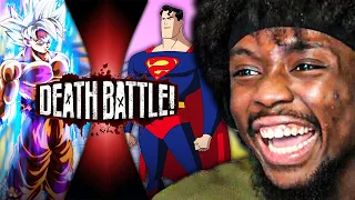 Goku Vs Superman DEATHBATTLE Reaction