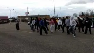 Unique Fitness presents, Thriller Flash mob at KMart Parking lot, October 2012.