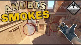 Top 10 Anubis Smokes YOU MUST KNOW! - CS2 Smokes