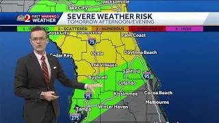 Weather Warning Day: Central Florida under risk of severe storms Saturday