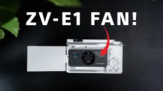 Sony ZV-E1 with a FAN! Overheating fixed?