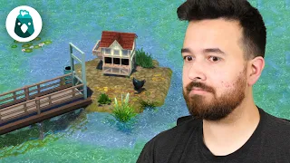 I made an island to contain my EVIL chicken! The Sims 4 Cottage Living (Part 15)