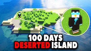 I Survived 100 Days on a DESERTED ISLAND!